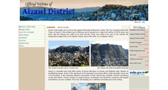 Desktop Screenshot of aizawl.nic.in