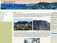 Tablet Screenshot of aizawl.nic.in